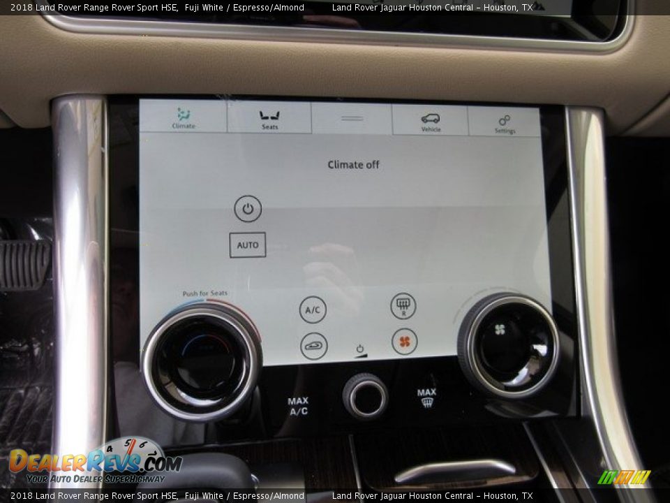 2018 Land Rover Range Rover Sport HSE Fuji White / Espresso/Almond Photo #34