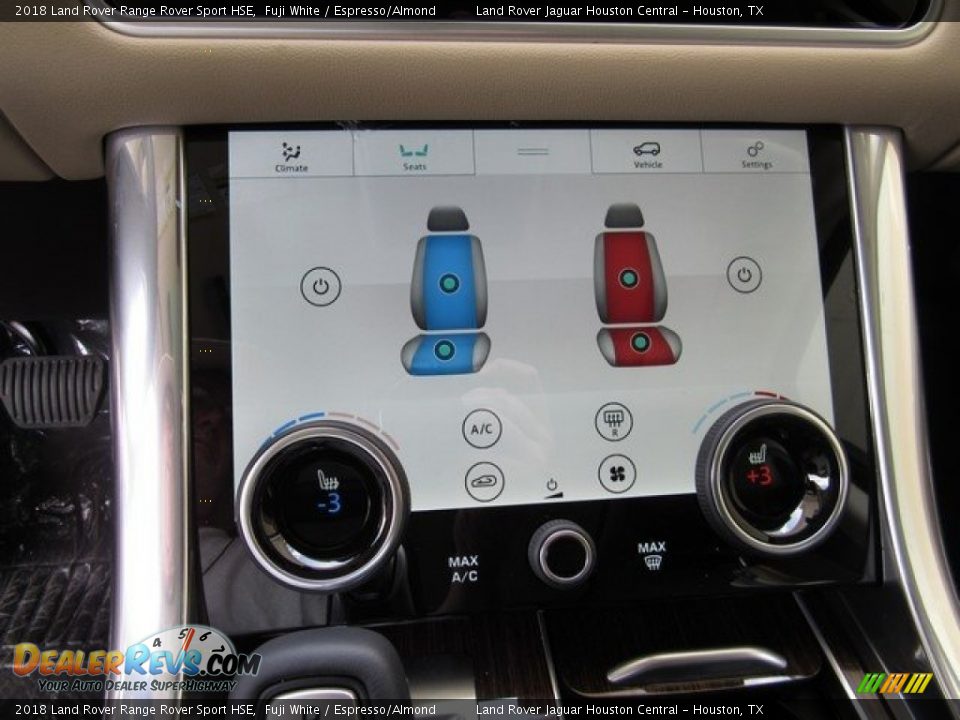 2018 Land Rover Range Rover Sport HSE Fuji White / Espresso/Almond Photo #35