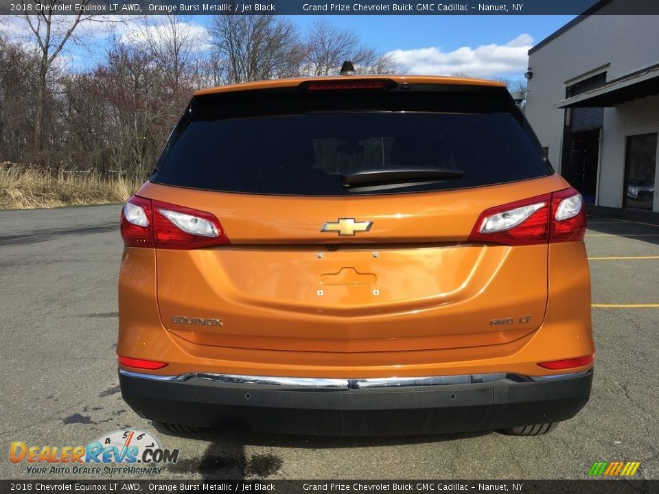 2018 Chevrolet Equinox LT AWD Orange Burst Metallic / Jet Black Photo #5