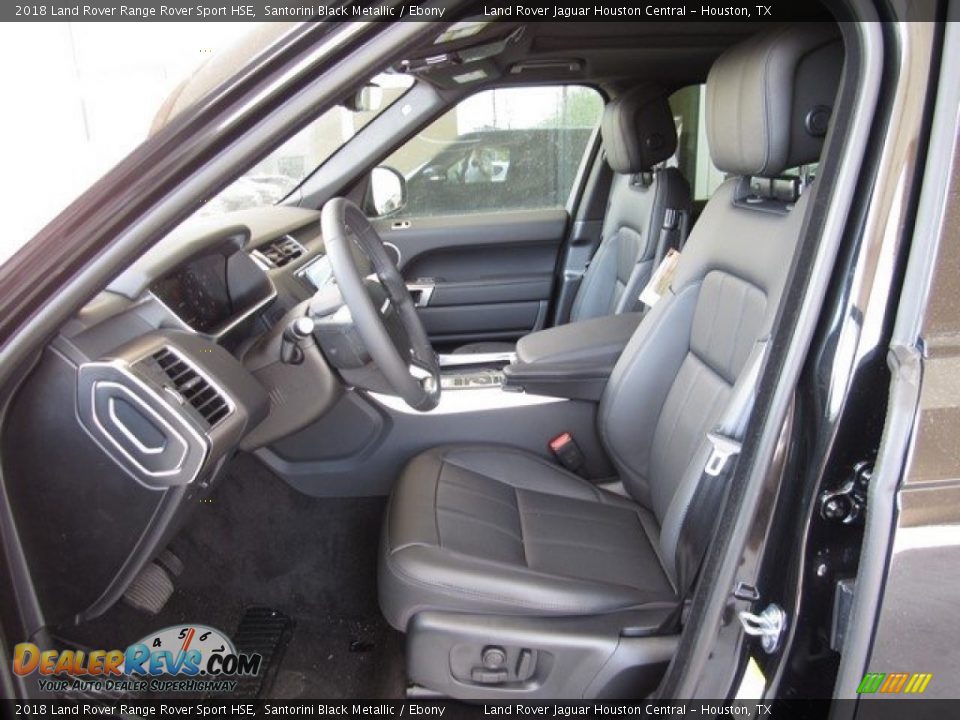 2018 Land Rover Range Rover Sport HSE Santorini Black Metallic / Ebony Photo #3
