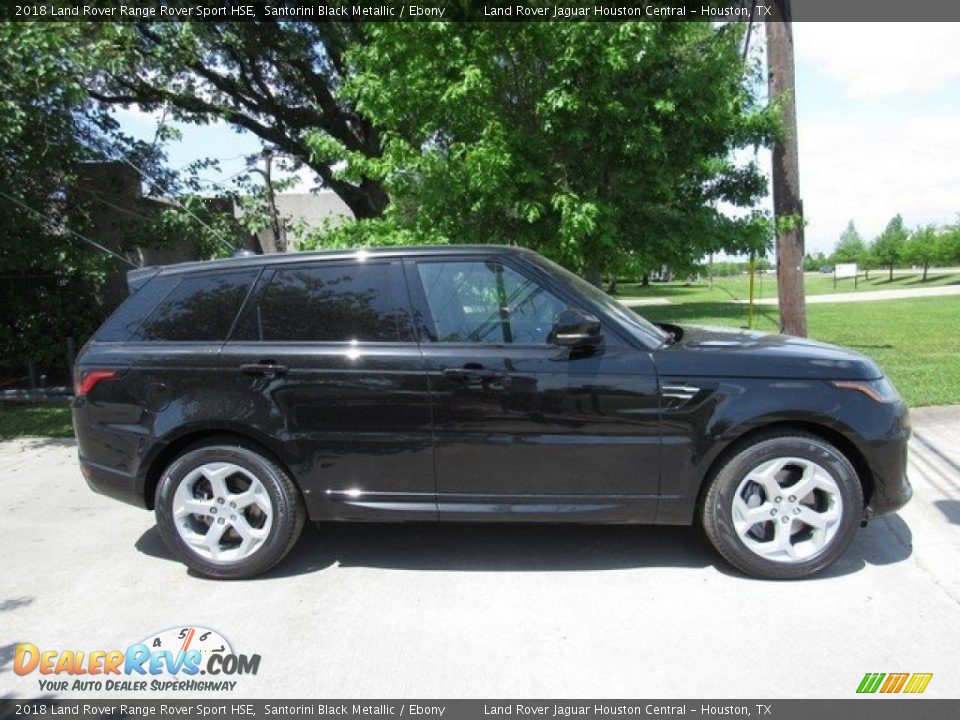 2018 Land Rover Range Rover Sport HSE Santorini Black Metallic / Ebony Photo #6
