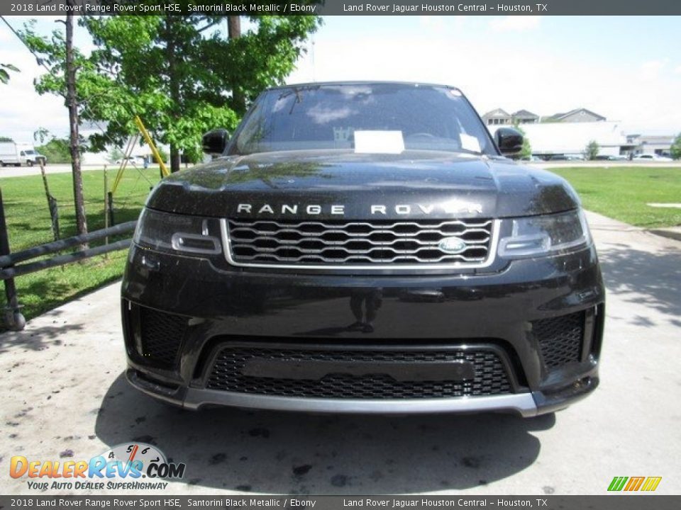 2018 Land Rover Range Rover Sport HSE Santorini Black Metallic / Ebony Photo #9