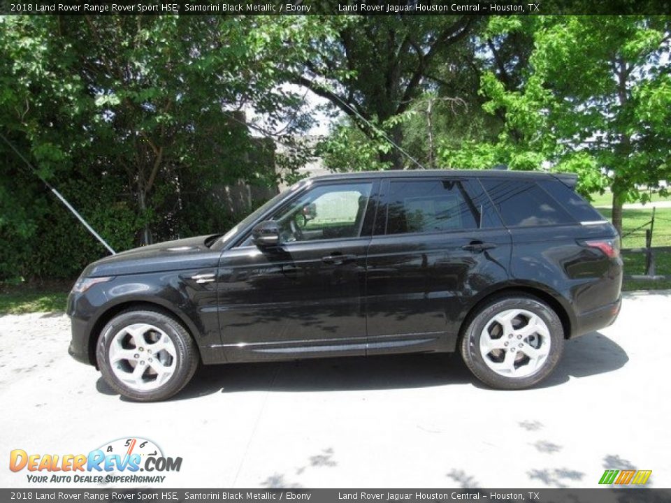 2018 Land Rover Range Rover Sport HSE Santorini Black Metallic / Ebony Photo #11