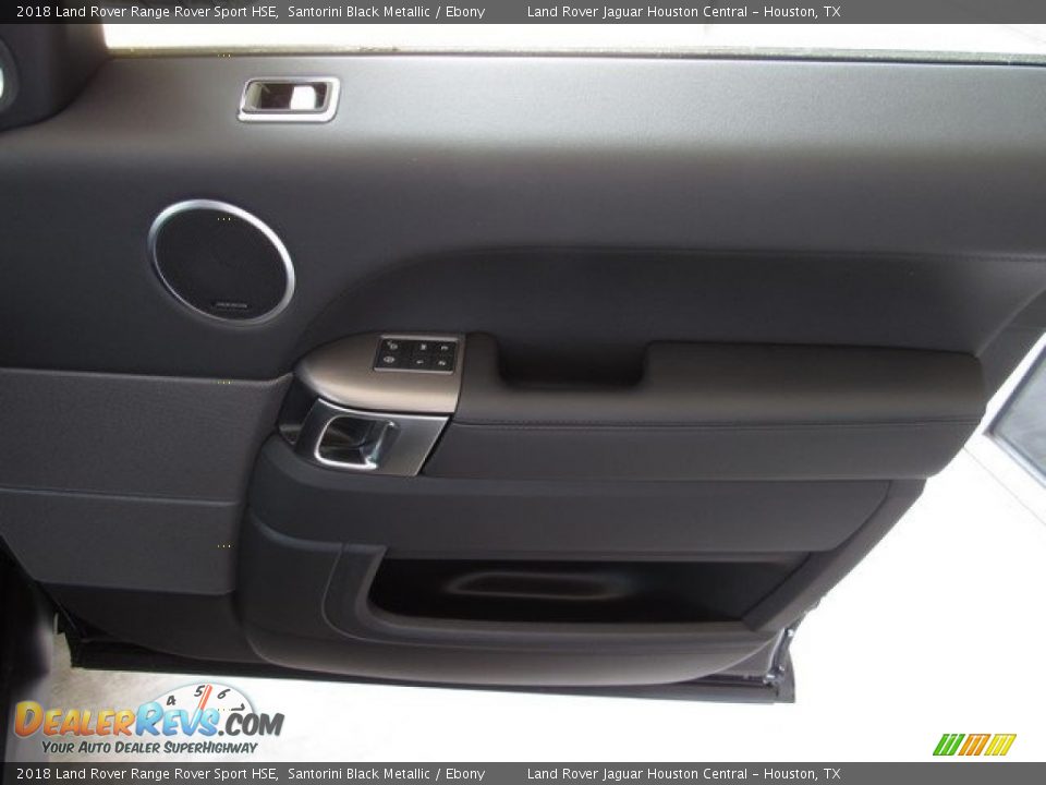 2018 Land Rover Range Rover Sport HSE Santorini Black Metallic / Ebony Photo #21