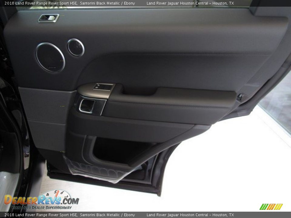 2018 Land Rover Range Rover Sport HSE Santorini Black Metallic / Ebony Photo #22