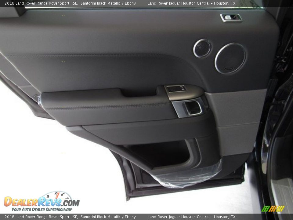 2018 Land Rover Range Rover Sport HSE Santorini Black Metallic / Ebony Photo #23