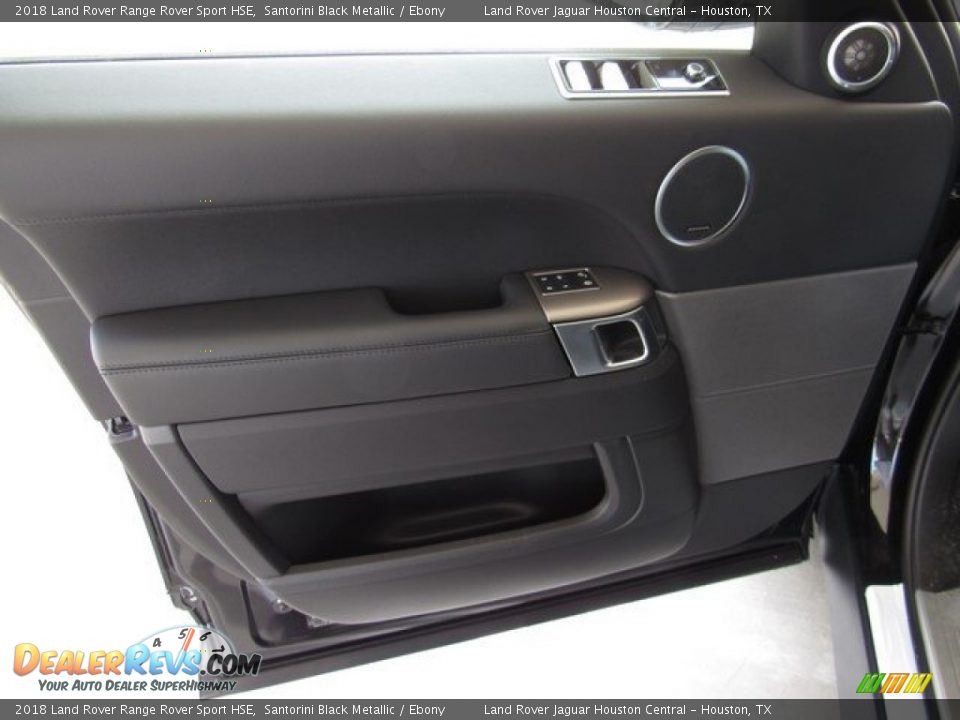 2018 Land Rover Range Rover Sport HSE Santorini Black Metallic / Ebony Photo #24