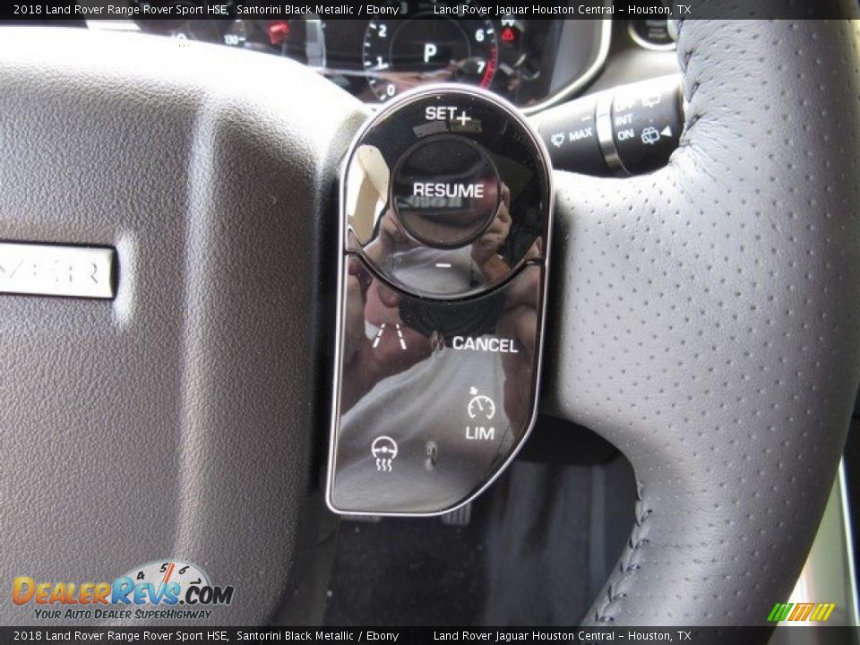2018 Land Rover Range Rover Sport HSE Santorini Black Metallic / Ebony Photo #29