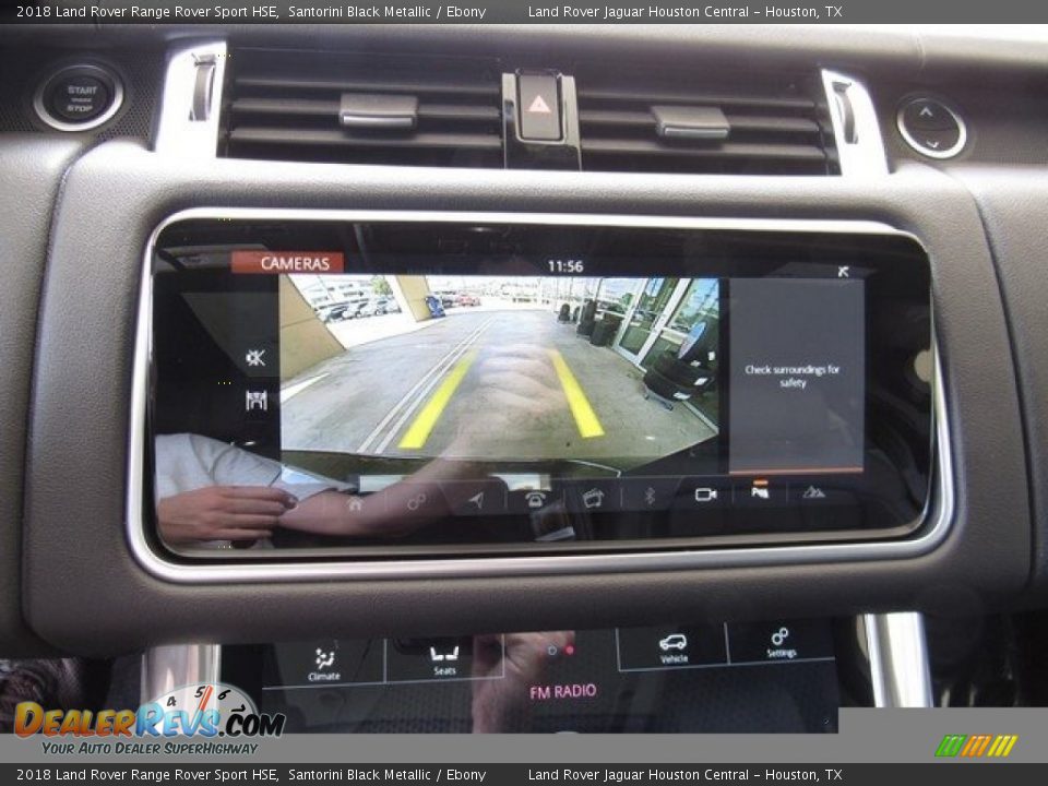 2018 Land Rover Range Rover Sport HSE Santorini Black Metallic / Ebony Photo #33