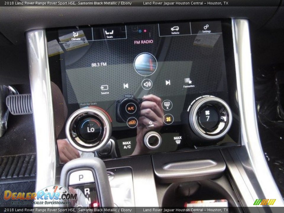 2018 Land Rover Range Rover Sport HSE Santorini Black Metallic / Ebony Photo #34