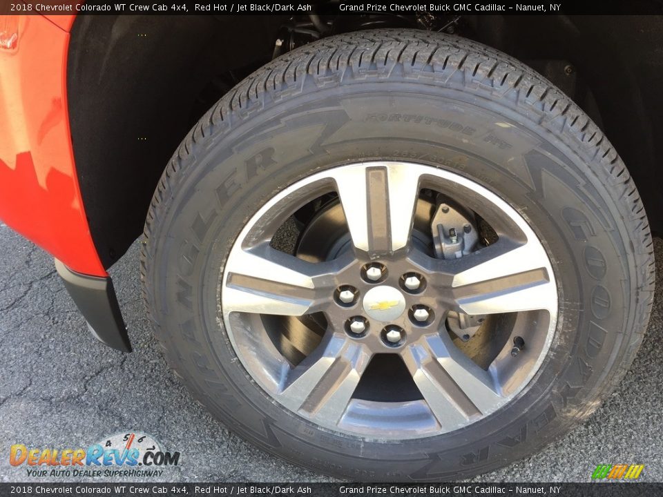 2018 Chevrolet Colorado WT Crew Cab 4x4 Red Hot / Jet Black/Dark Ash Photo #10