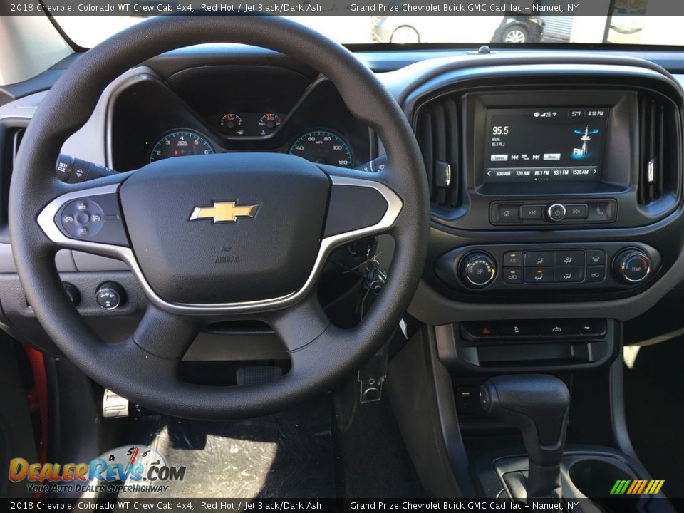 2018 Chevrolet Colorado WT Crew Cab 4x4 Red Hot / Jet Black/Dark Ash Photo #12