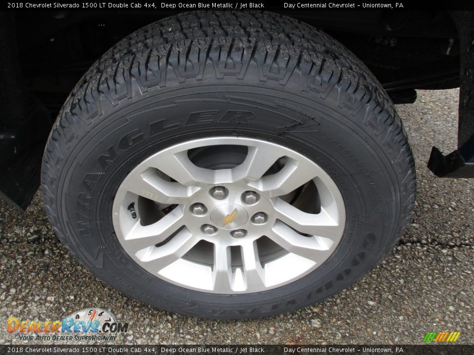 2018 Chevrolet Silverado 1500 LT Double Cab 4x4 Deep Ocean Blue Metallic / Jet Black Photo #6