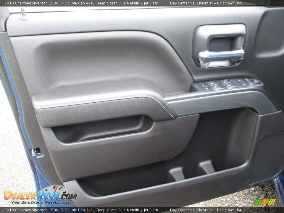 2018 Chevrolet Silverado 1500 LT Double Cab 4x4 Deep Ocean Blue Metallic / Jet Black Photo #10