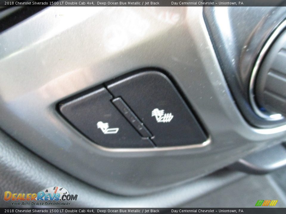 2018 Chevrolet Silverado 1500 LT Double Cab 4x4 Deep Ocean Blue Metallic / Jet Black Photo #14