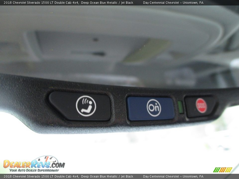 2018 Chevrolet Silverado 1500 LT Double Cab 4x4 Deep Ocean Blue Metallic / Jet Black Photo #15