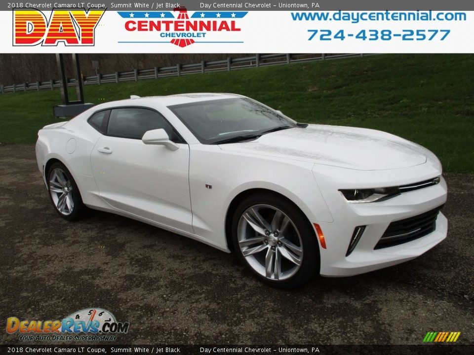 2018 Chevrolet Camaro LT Coupe Summit White / Jet Black Photo #1