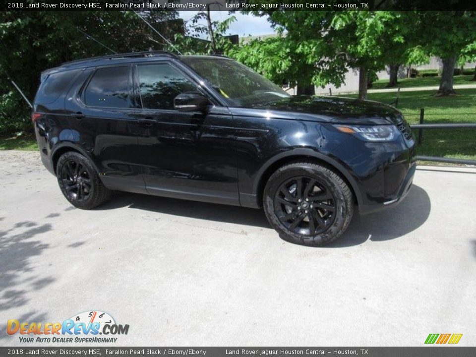 2018 Land Rover Discovery HSE Farallon Pearl Black / Ebony/Ebony Photo #1