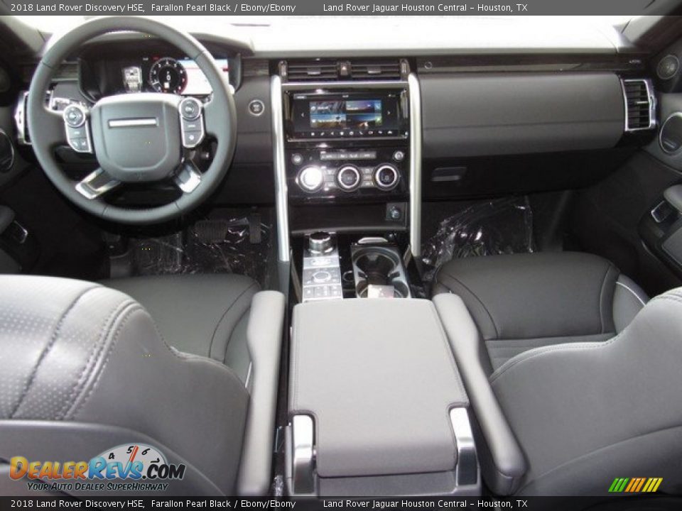 2018 Land Rover Discovery HSE Farallon Pearl Black / Ebony/Ebony Photo #4