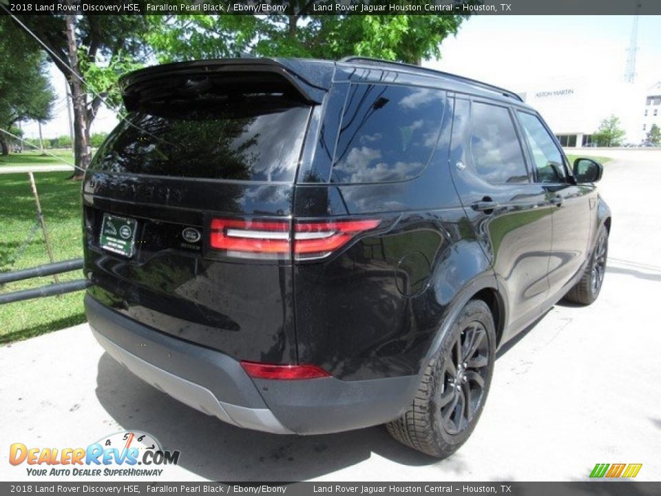 2018 Land Rover Discovery HSE Farallon Pearl Black / Ebony/Ebony Photo #7