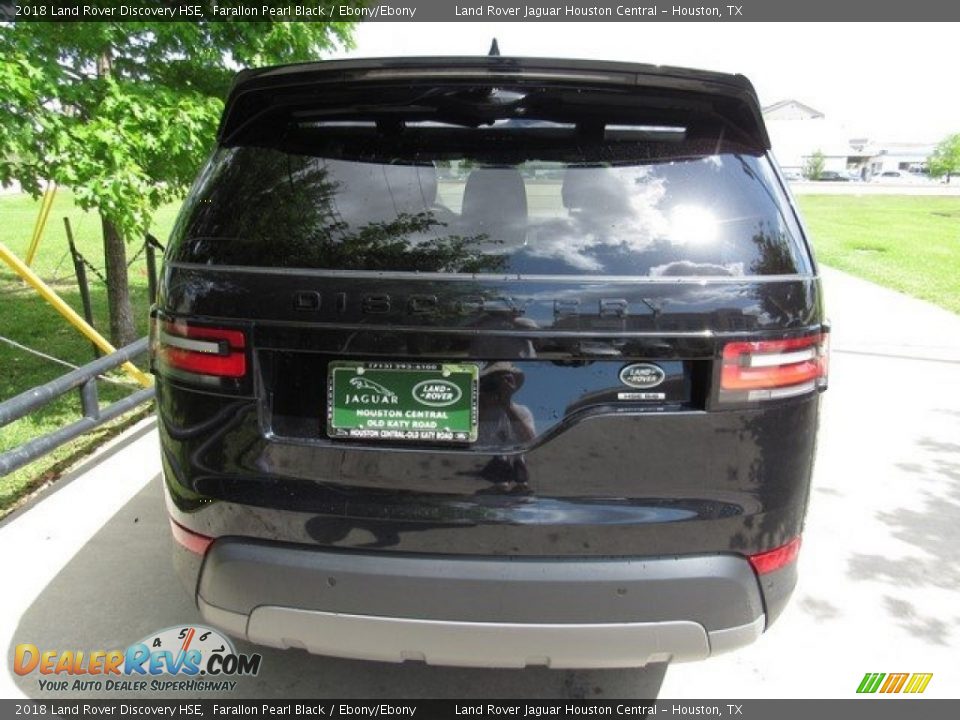 2018 Land Rover Discovery HSE Farallon Pearl Black / Ebony/Ebony Photo #8
