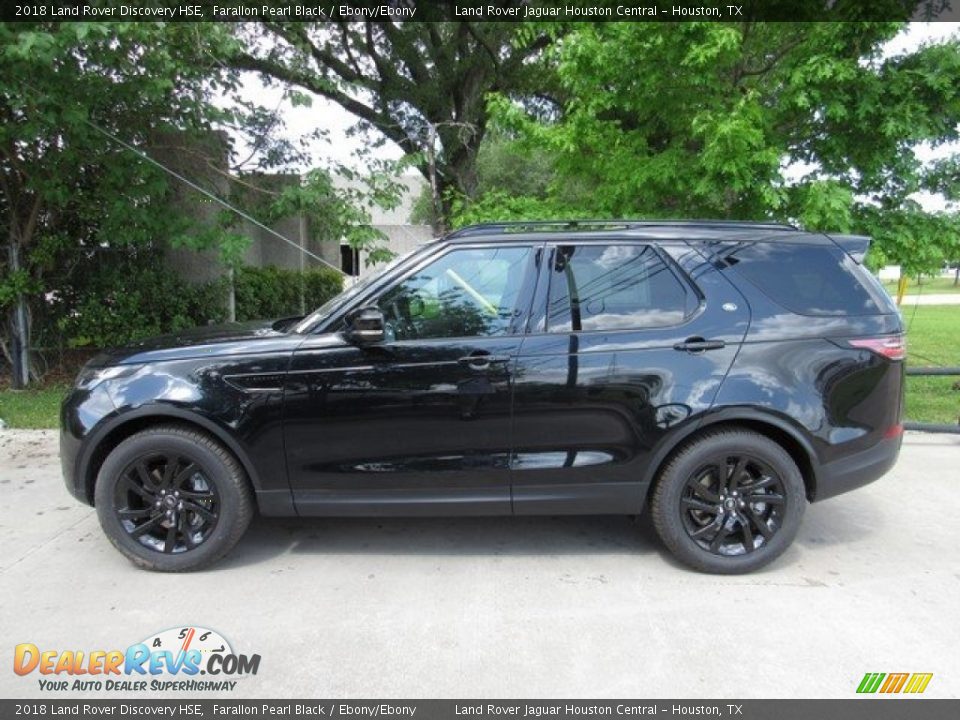 2018 Land Rover Discovery HSE Farallon Pearl Black / Ebony/Ebony Photo #11