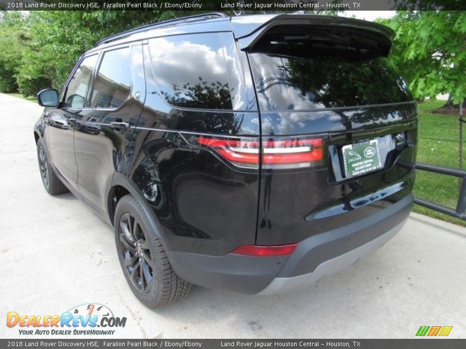 2018 Land Rover Discovery HSE Farallon Pearl Black / Ebony/Ebony Photo #12