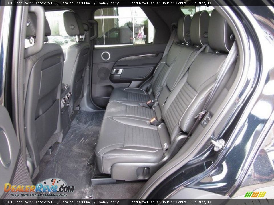 2018 Land Rover Discovery HSE Farallon Pearl Black / Ebony/Ebony Photo #13