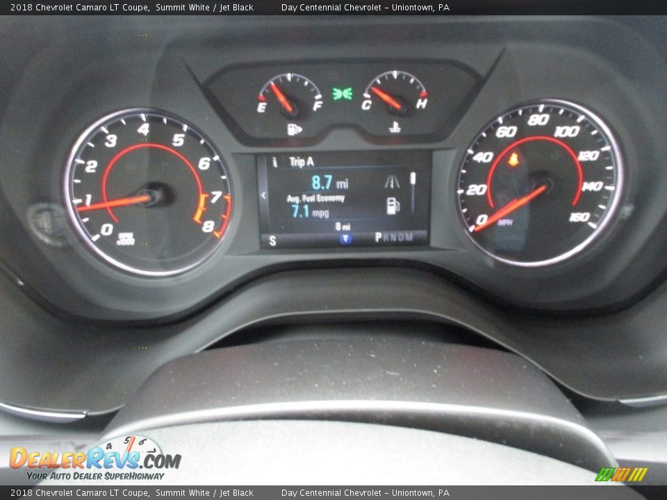 2018 Chevrolet Camaro LT Coupe Summit White / Jet Black Photo #12