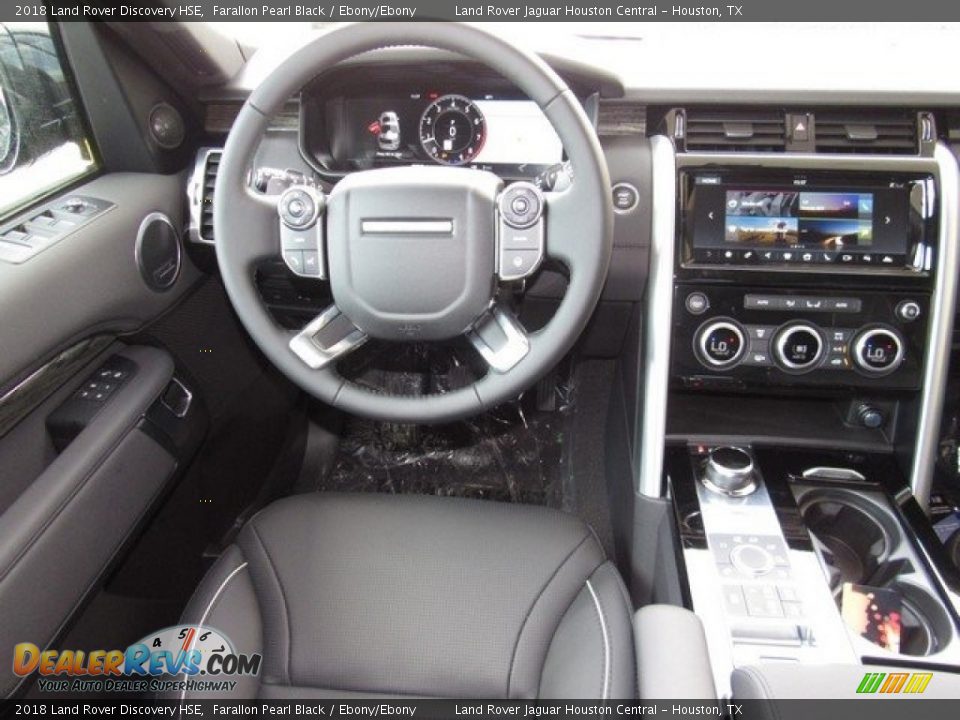 2018 Land Rover Discovery HSE Farallon Pearl Black / Ebony/Ebony Photo #14
