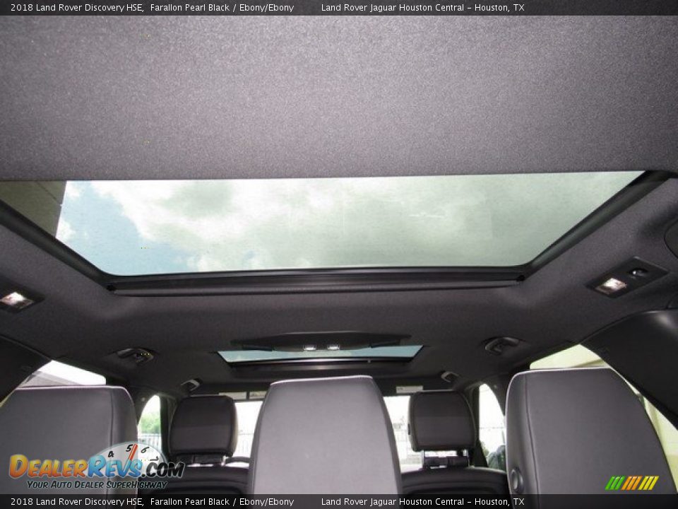 2018 Land Rover Discovery HSE Farallon Pearl Black / Ebony/Ebony Photo #18