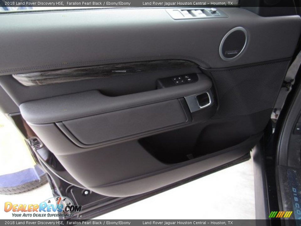 2018 Land Rover Discovery HSE Farallon Pearl Black / Ebony/Ebony Photo #24