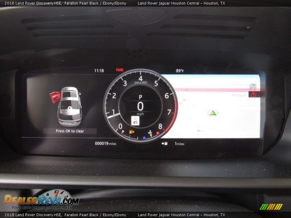 2018 Land Rover Discovery HSE Farallon Pearl Black / Ebony/Ebony Photo #30