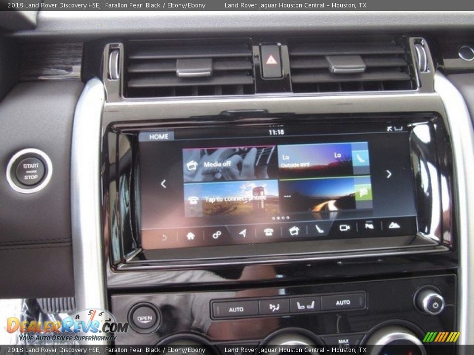 2018 Land Rover Discovery HSE Farallon Pearl Black / Ebony/Ebony Photo #31