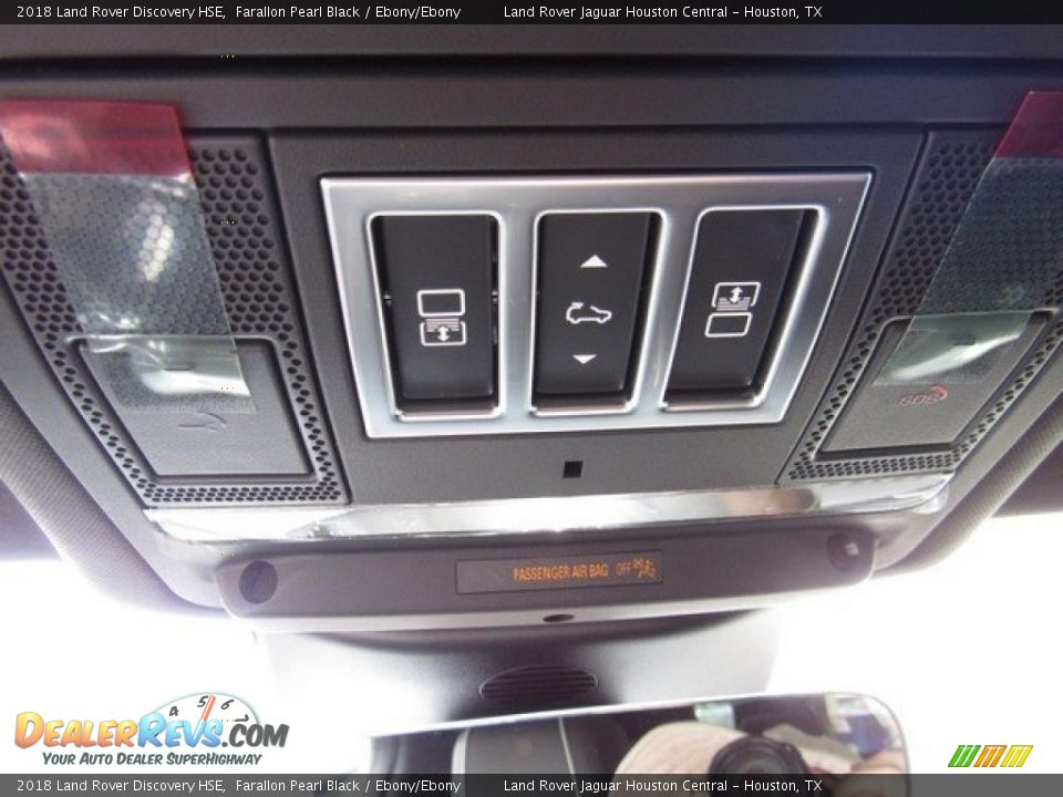 2018 Land Rover Discovery HSE Farallon Pearl Black / Ebony/Ebony Photo #36