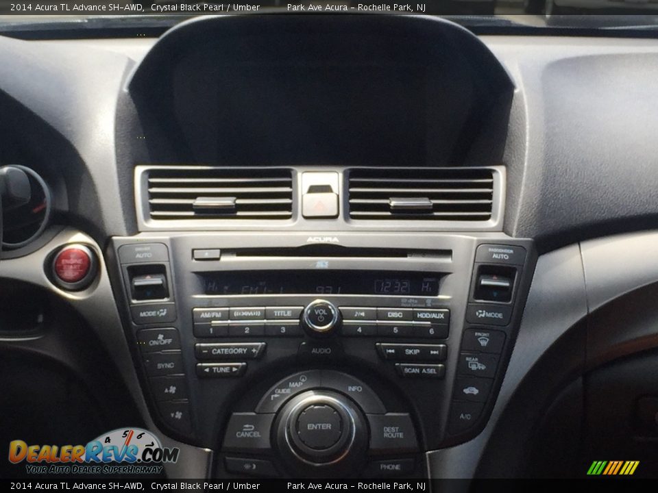 2014 Acura TL Advance SH-AWD Crystal Black Pearl / Umber Photo #15