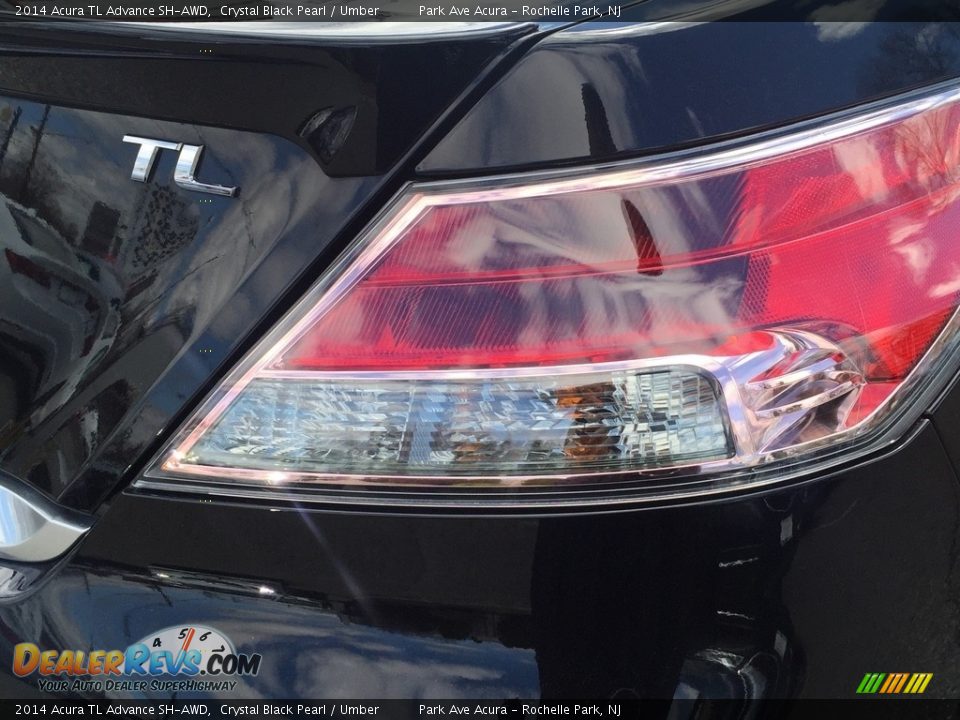 2014 Acura TL Advance SH-AWD Crystal Black Pearl / Umber Photo #22