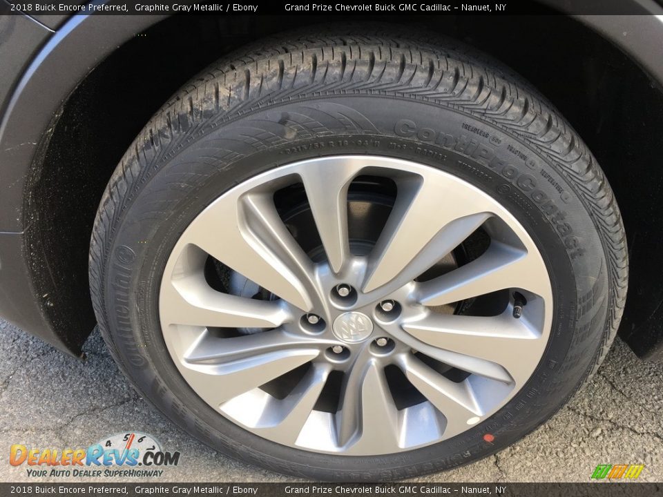 2018 Buick Encore Preferred Graphite Gray Metallic / Ebony Photo #10
