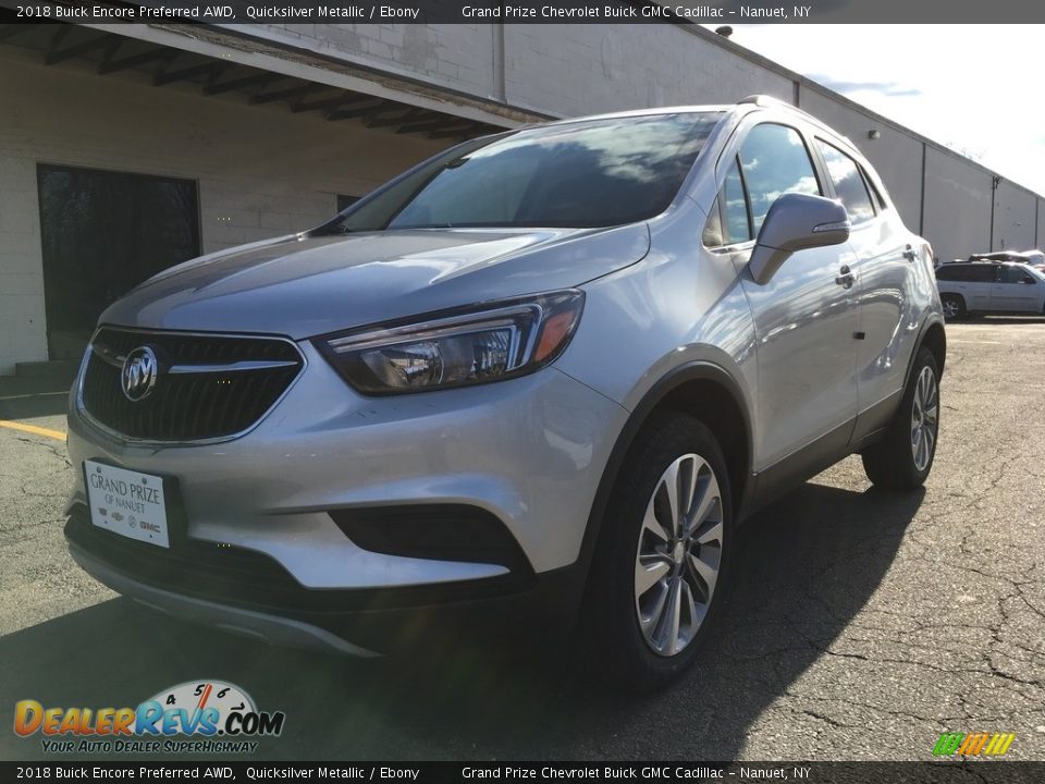 2018 Buick Encore Preferred AWD Quicksilver Metallic / Ebony Photo #2