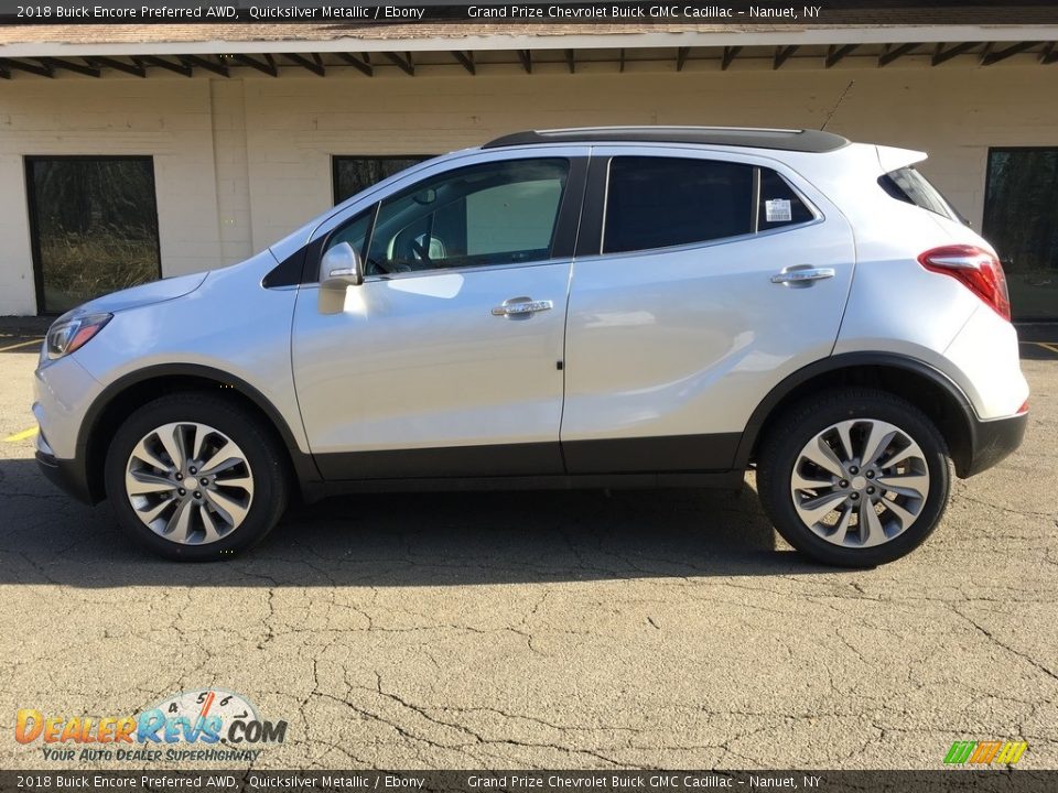 2018 Buick Encore Preferred AWD Quicksilver Metallic / Ebony Photo #3