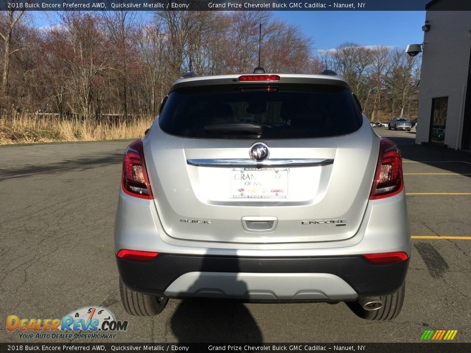 2018 Buick Encore Preferred AWD Quicksilver Metallic / Ebony Photo #5