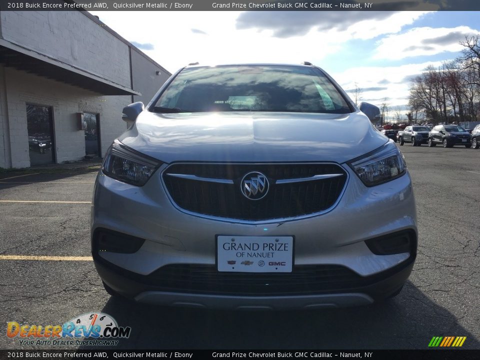 2018 Buick Encore Preferred AWD Quicksilver Metallic / Ebony Photo #8