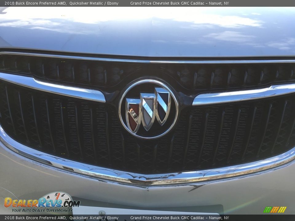 2018 Buick Encore Preferred AWD Quicksilver Metallic / Ebony Photo #9