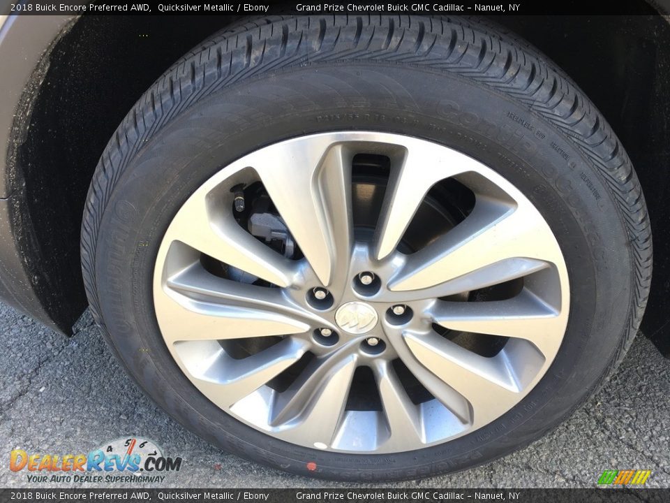 2018 Buick Encore Preferred AWD Quicksilver Metallic / Ebony Photo #10
