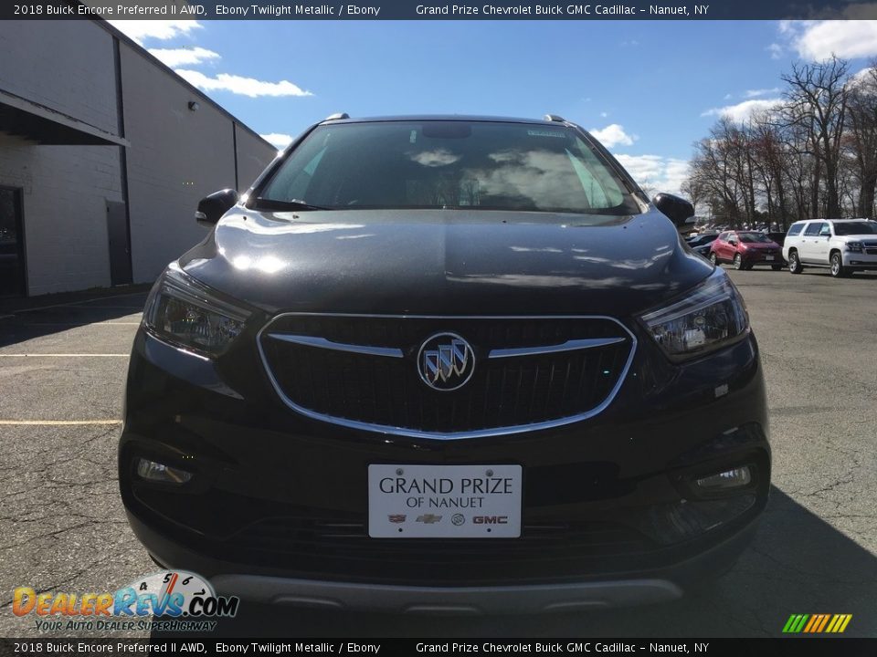 2018 Buick Encore Preferred II AWD Ebony Twilight Metallic / Ebony Photo #8