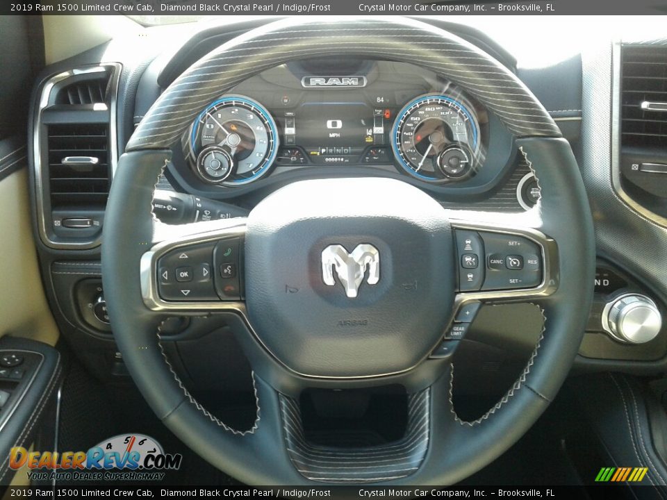 2019 Ram 1500 Limited Crew Cab Steering Wheel Photo #14