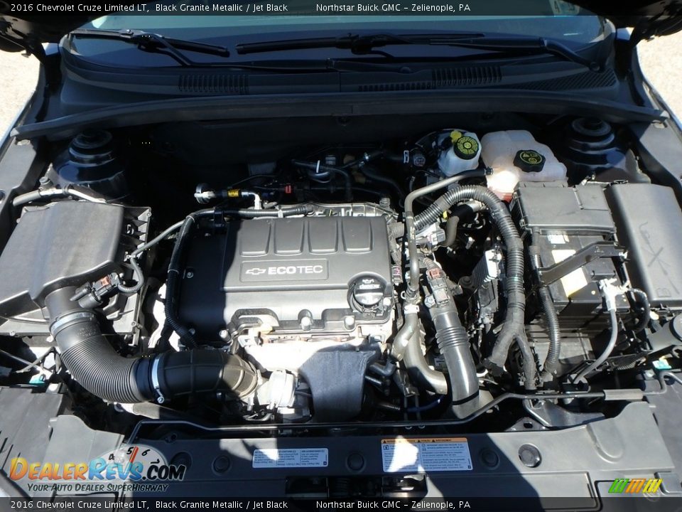 2016 Chevrolet Cruze Limited LT Black Granite Metallic / Jet Black Photo #3