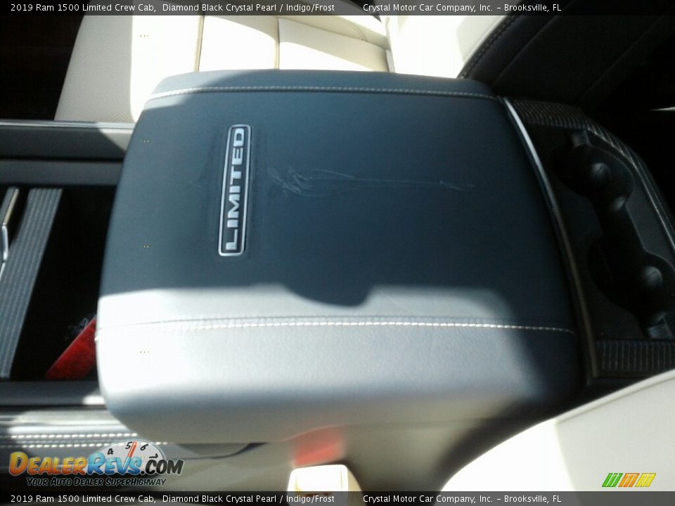 2019 Ram 1500 Limited Crew Cab Diamond Black Crystal Pearl / Indigo/Frost Photo #18