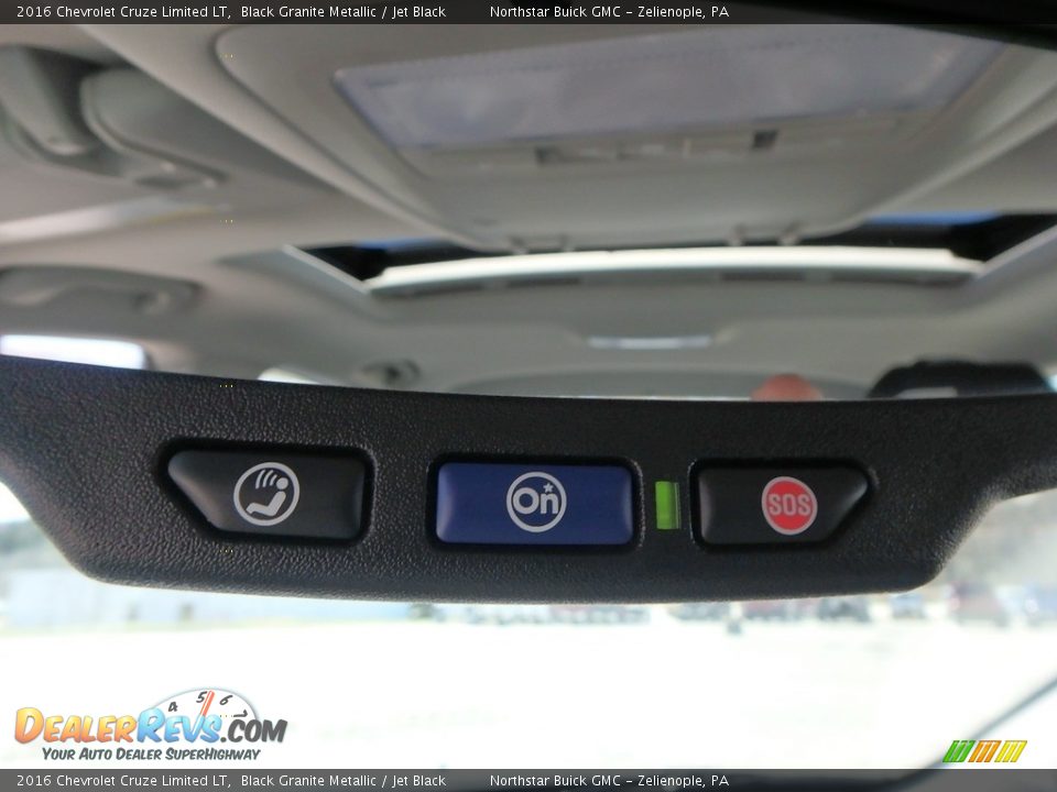 2016 Chevrolet Cruze Limited LT Black Granite Metallic / Jet Black Photo #26