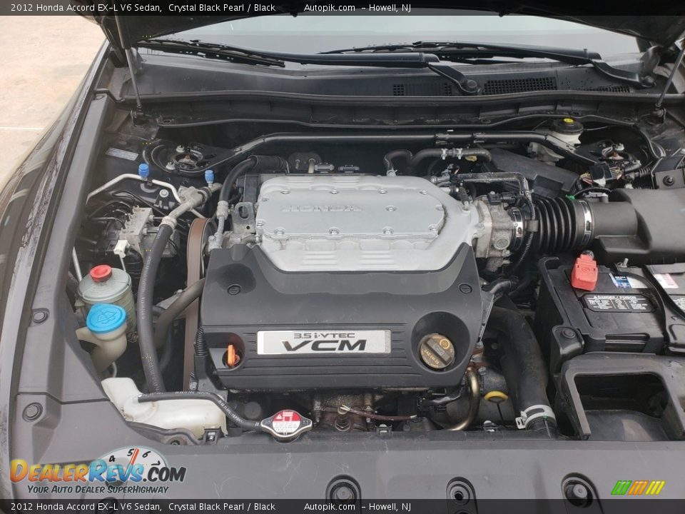 2012 Honda Accord EX-L V6 Sedan Crystal Black Pearl / Black Photo #20